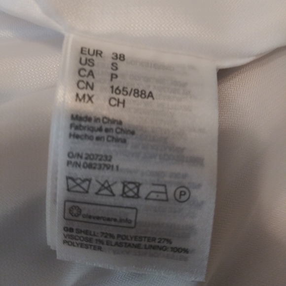 ๐ Pastel Pink H&M Blazer S - Picture 9 of 10